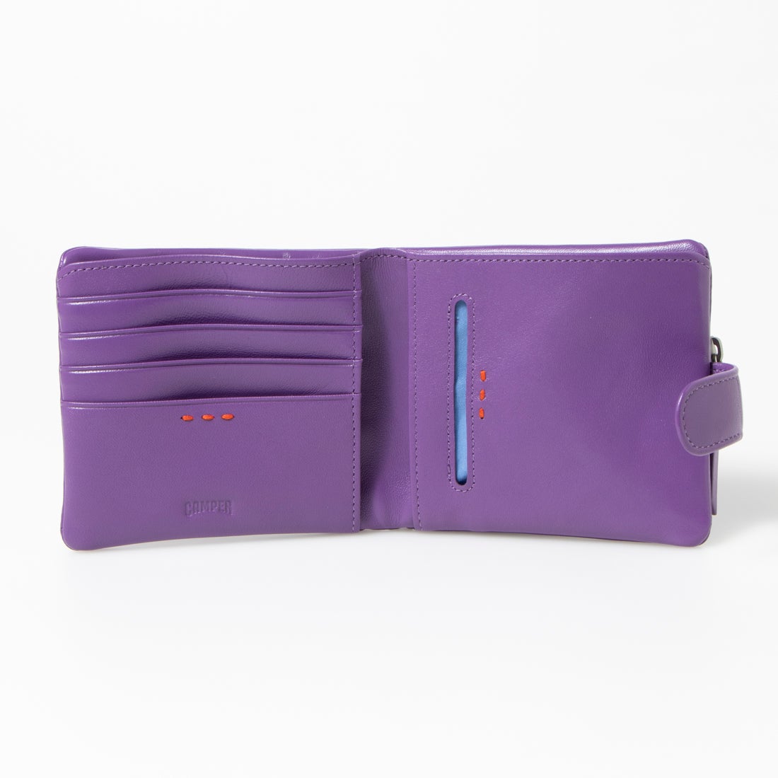 カンペール CAMPER Soft Leather 財布 （パープル） -靴＆ファッション 