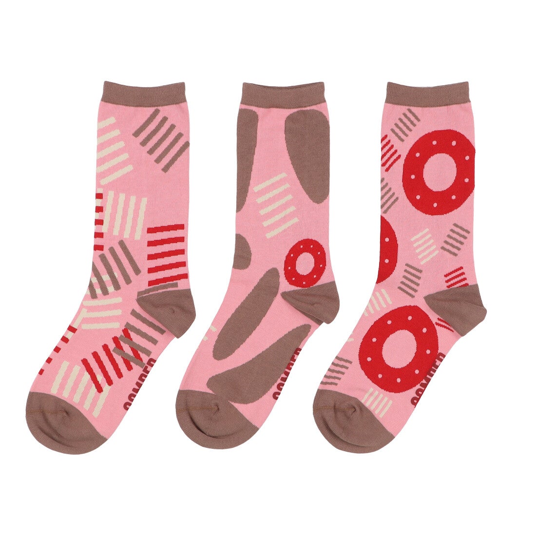 カンペール CAMPER [カンペール] Woman Triplet socks ソックス （ローズピンク）