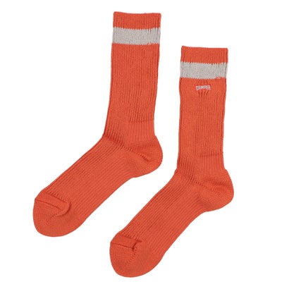 カンペール CAMPER Woman Mola socks ソックス （ディープオレンジ）｜詳細画像