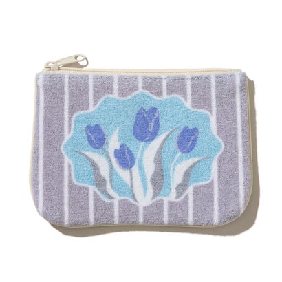 パイルチューリップポーチ（Pile Tulip Pouch） （グレー）｜詳細画像