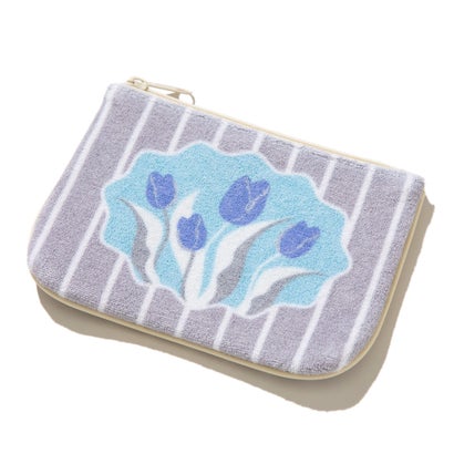 パイルチューリップポーチ（Pile Tulip Pouch） （グレー）｜詳細画像