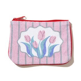 パイルチューリップポーチ（Pile Tulip Pouch） （ピンク）