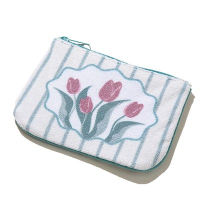 パイルチューリップポーチ（Pile Tulip Pouch） （アイボリー）｜詳細画像