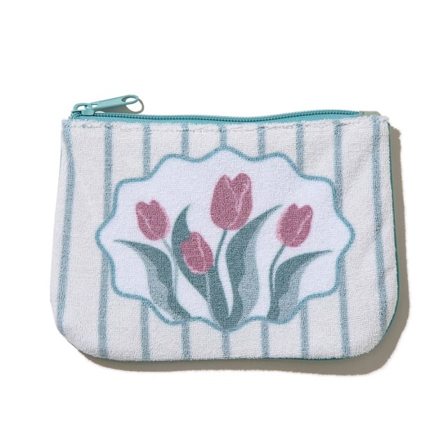 パイルチューリップポーチ（Pile Tulip Pouch） （アイボリー）
