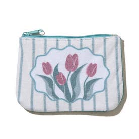 パイルチューリップポーチ（Pile Tulip Pouch） （アイボリー）