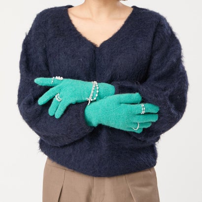 ニットビジューグローブ（Knit Bijou Gloves） （ミント）｜詳細画像