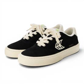NAIOCA Suede Logo Sneaker （Black Ivory）