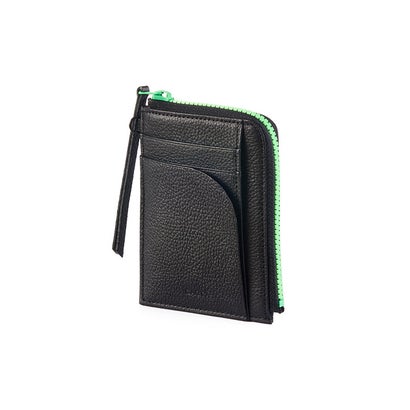 カクタ CACTA カクタ 財布 ミニ財布 ミニウォレット メンズ コンパクト ブランド L字ファスナー 栃木レザー 薄い 薄型 本革 CACTA 2017 （オレンジ）｜詳細画像