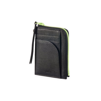 カクタ CACTA カクタ 財布 ミニ財布 ミニウォレット メンズ コンパクト ブランド L字ファスナー 栃木レザー 薄い 薄型 本革 CACTA 2017 （オレンジ）｜詳細画像