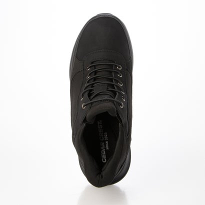 セダークレスト CEDAR CREST グラピットソール×スパットシューズ（アウトドアタイプ）幅広 4E 防水 防滑 手を使わずに履ける【25.0cm～29.0cm】 （BLK/BLK）｜詳細画像