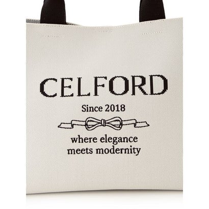 セルフォード CELFORD ロゴジャガードニットバッグ(M) （SAX）｜詳細画像