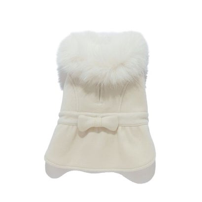 【DOG&CAT】衿ファーコート （IVR）｜詳細画像