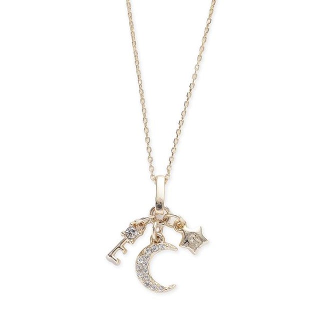 ムーン&スターロックKeyネックレス （GLD）