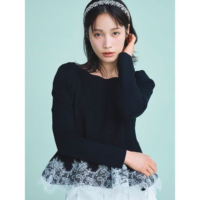 ビジューカチューシャ （BLK）｜詳細画像