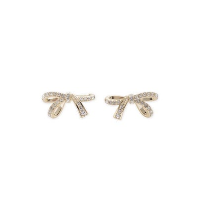 リボンビジューピアス （GLD）｜詳細画像