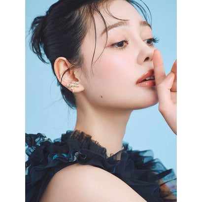 【洗える】【HANAE MORI×CELFORDコラボ】バタフライレイヤードプリントブラウス （BLK）｜詳細画像
