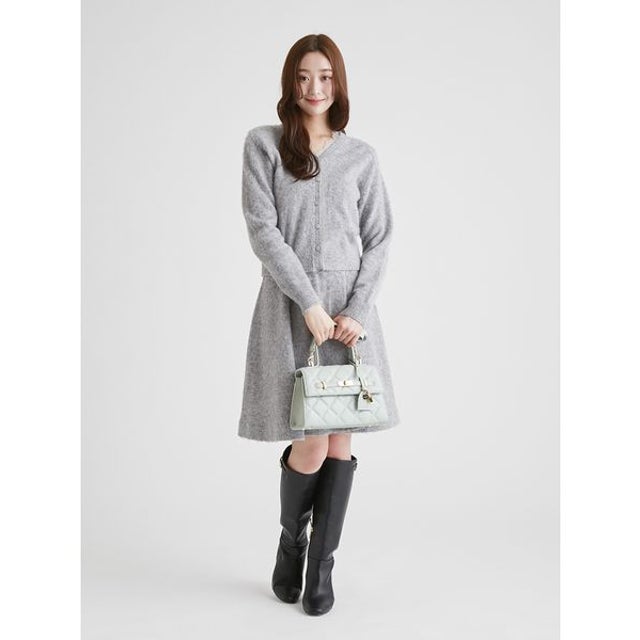 レーストリムニットセットアップ （GRY）