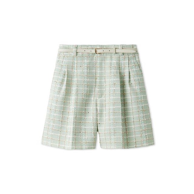 【セットアップ対応】ベルト付きショートパンツ （MNT）
