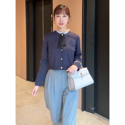 セルフォード CELFORD メタルボタンデタッチャブルカーディガン （LGRY）｜詳細画像