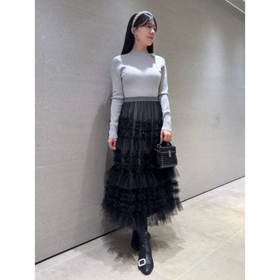 セルフォード CELFORD チュールティアードスカート （OWHT）｜詳細画像