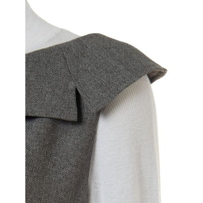 セルフォード CELFORD トレンチワンピース×ハイネックニットセット （GRY）｜詳細画像