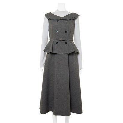 セルフォード CELFORD トレンチワンピース×ハイネックニットセット （GRY）｜詳細画像