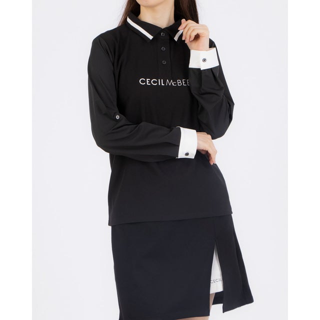 ロールアップスリーブPOLO （BK）