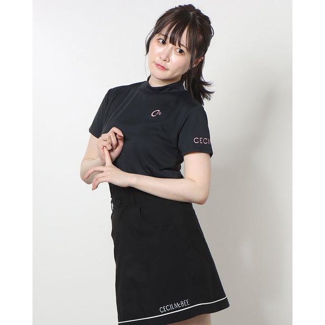 メッセージモックネック （BK）