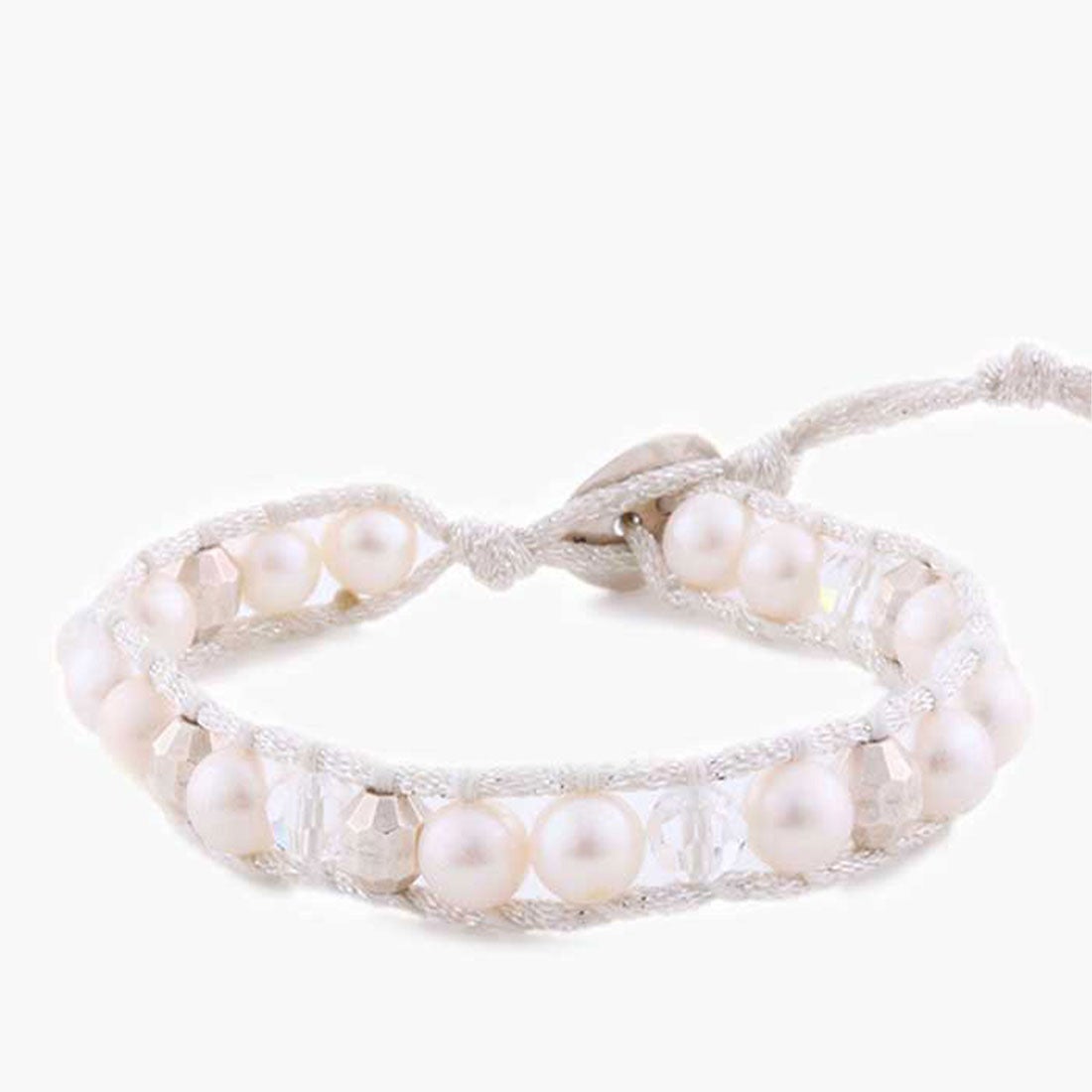 チャンルー CHAN LUU パールストーンミックス コードラップ1連