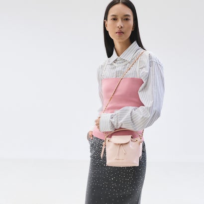 チャールズ アンド キース CHARLES & KEITH Dalia ダリア ボウ トップハンドル バッグ （Soft Pink）｜詳細画像