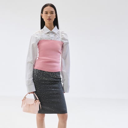 チャールズ アンド キース CHARLES & KEITH Dalia ダリア ボウ トップハンドル バッグ （Soft Pink）｜詳細画像