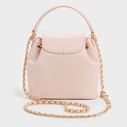 チャールズ アンド キース CHARLES & KEITH Dalia ダリア ボウ トップハンドル バッグ （Soft Pink）｜詳細画像
