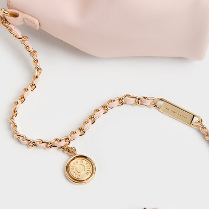 チャールズ アンド キース CHARLES & KEITH Dalia ダリア ボウ トップハンドル バッグ （Soft Pink）｜詳細画像