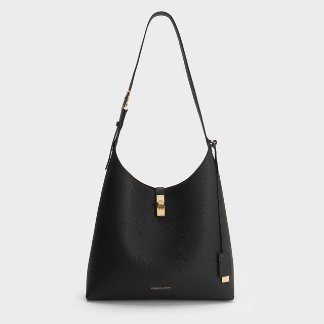 Chance チャンス ターンロック ホーボーバッグ （Black）