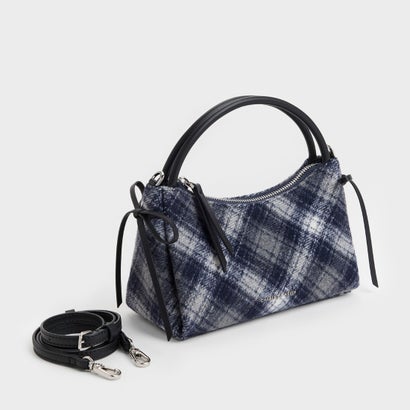 チャールズ アンド キース CHARLES & KEITH Hazel ヘーゼル チェッカード トップハンドルバッグ  （Multi）｜詳細画像