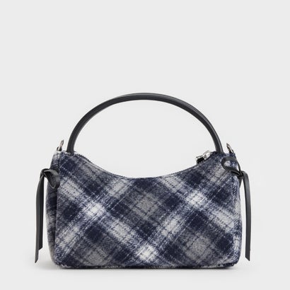チャールズ アンド キース CHARLES & KEITH Hazel ヘーゼル チェッカード トップハンドルバッグ  （Multi）｜詳細画像