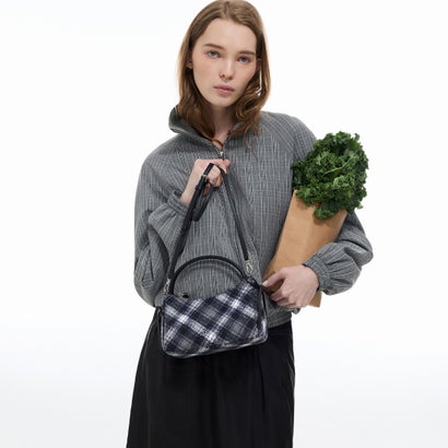 チャールズ アンド キース CHARLES & KEITH Hazel ヘーゼル チェッカード トップハンドルバッグ  （Multi）｜詳細画像