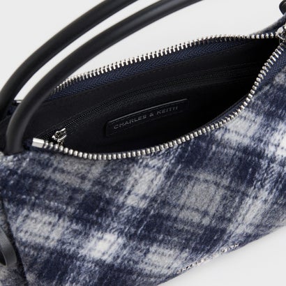 チャールズ アンド キース CHARLES & KEITH Hazel ヘーゼル チェッカード トップハンドルバッグ  （Multi）｜詳細画像