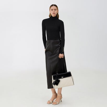 チャールズ アンド キース CHARLES & KEITH Apfra アップフラ キルト トートバッグ （Multi Cream）｜詳細画像