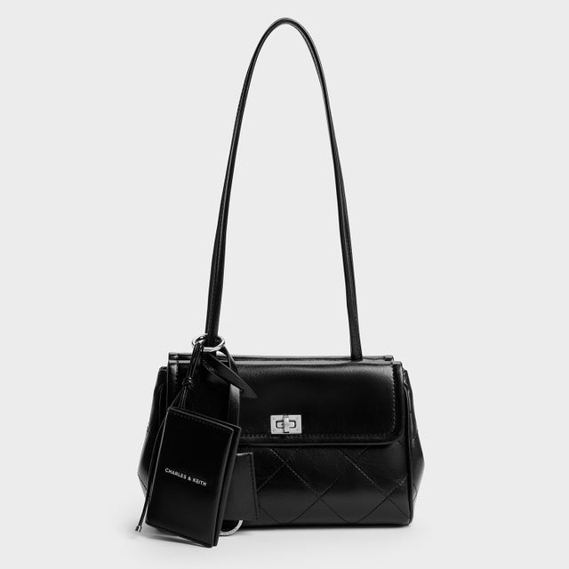 Apfra ミニアップフラ キルト トートバッグ （Noir）