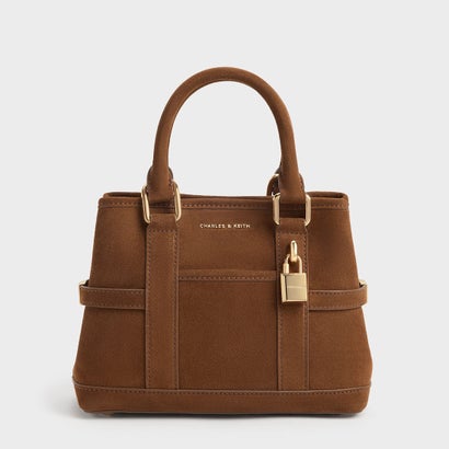 チャールズ アンド キース CHARLES & KEITH Scottie ミニスコッティー トートバッグ （Pecan Brown）｜詳細画像