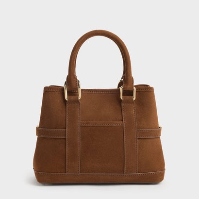 チャールズ アンド キース CHARLES & KEITH Scottie ミニスコッティー トートバッグ （Pecan Brown）｜詳細画像