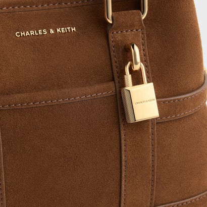 チャールズ アンド キース CHARLES & KEITH Scottie ミニスコッティー トートバッグ （Pecan Brown）｜詳細画像