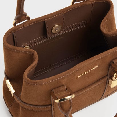 チャールズ アンド キース CHARLES & KEITH Scottie ミニスコッティー トートバッグ （Pecan Brown）｜詳細画像