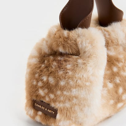 チャールズ アンド キース CHARLES & KEITH Ally アリー ディアプリント トップハンドルバッグ （Animal Print Brown）｜詳細画像