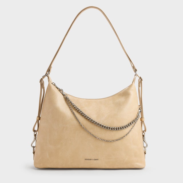 Atwood アトウッド チェーンホーボーバッグ （Sand Beige）