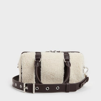 チャールズ アンド キース CHARLES & KEITH Philomena フィロメナ ボウリングバッグ （Pecan Brown）｜詳細画像