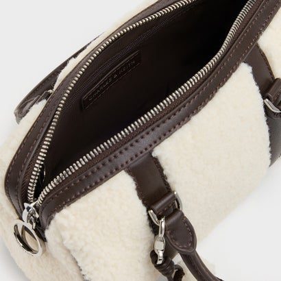 チャールズ アンド キース CHARLES & KEITH Philomena フィロメナ ボウリングバッグ （Pecan Brown）｜詳細画像
