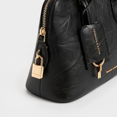 チャールズ アンド キース CHARLES & KEITH Ginevra ジネヴラ ストラクチャー ボウリングバッグ （Black）｜詳細画像
