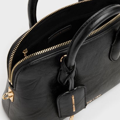 チャールズ アンド キース CHARLES & KEITH Ginevra ジネヴラ ストラクチャー ボウリングバッグ （Black）｜詳細画像